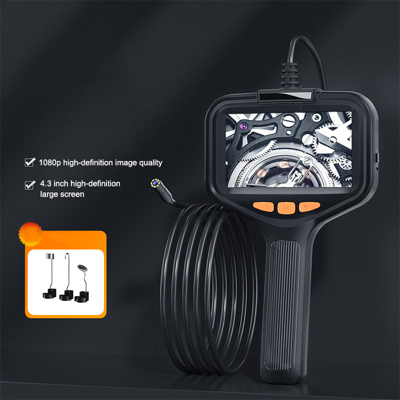 P200 10M Hard Wire 8mm Lens 4.3-inch Car Inspection Camera Industrial Endoscope P200 10M Hard Wire 8mm Lens 4.3-inch Car Inspection Camera Industrial Endoscope